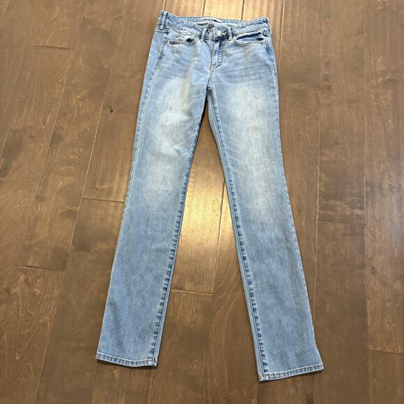 Abercrombie & Fitch Jeans Women‎ 25x31.5 Blue Light Wash Denim Slim Stretch READ - Picture 1 of 14